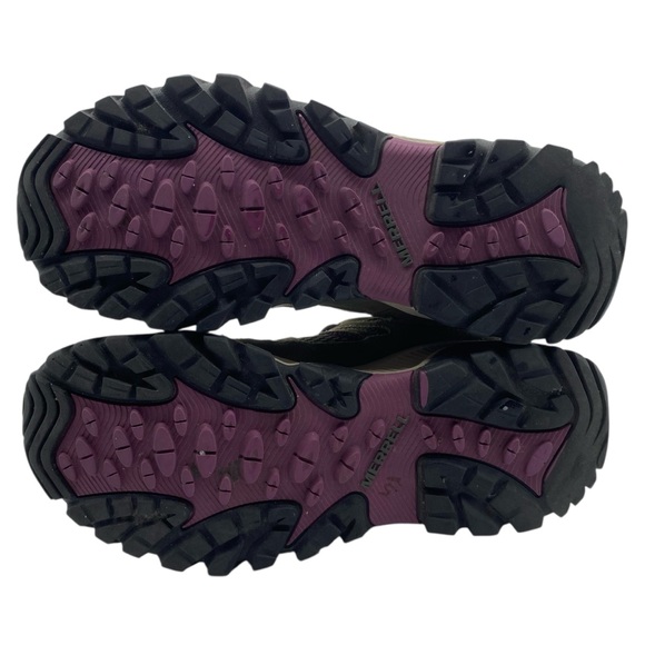 Merrell Womens Shoes Oakcreek Hiking Shoes Sz 9 Green Purple Low Top Waterproof - Picture 9 of 10
